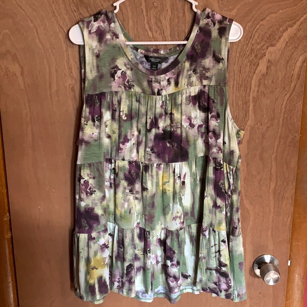 Women’s simply vera vera Wang tiered tank